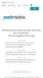 Mobile Screenshot of net-metrix.ch